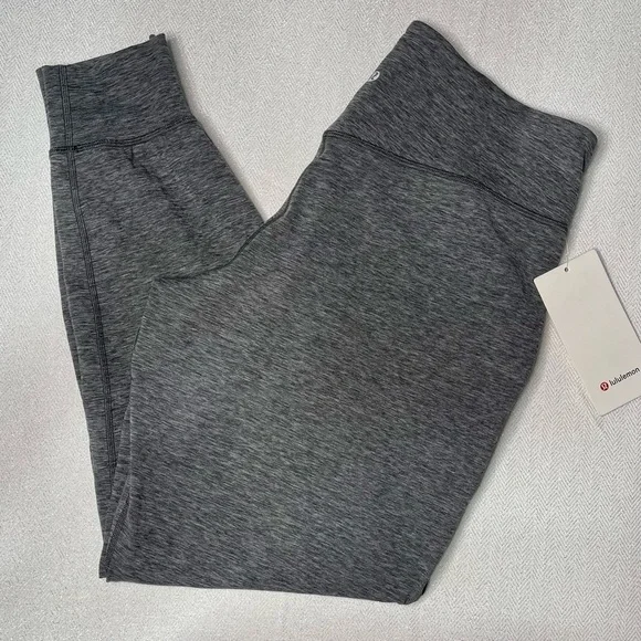 Lululemon Align High Rise Jogger Pants Heathered Graphite Grey 12 NWT - Picture 3 of 8